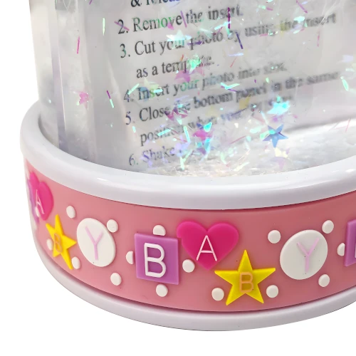 Globo de neve Baby Pink